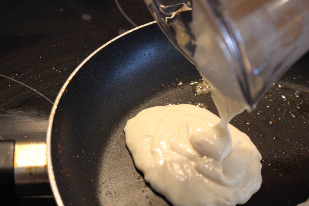 Making pancakes