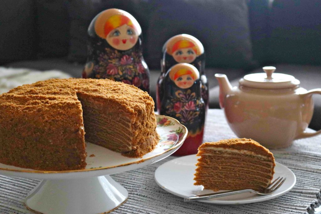Медовик торт: Honey Cake